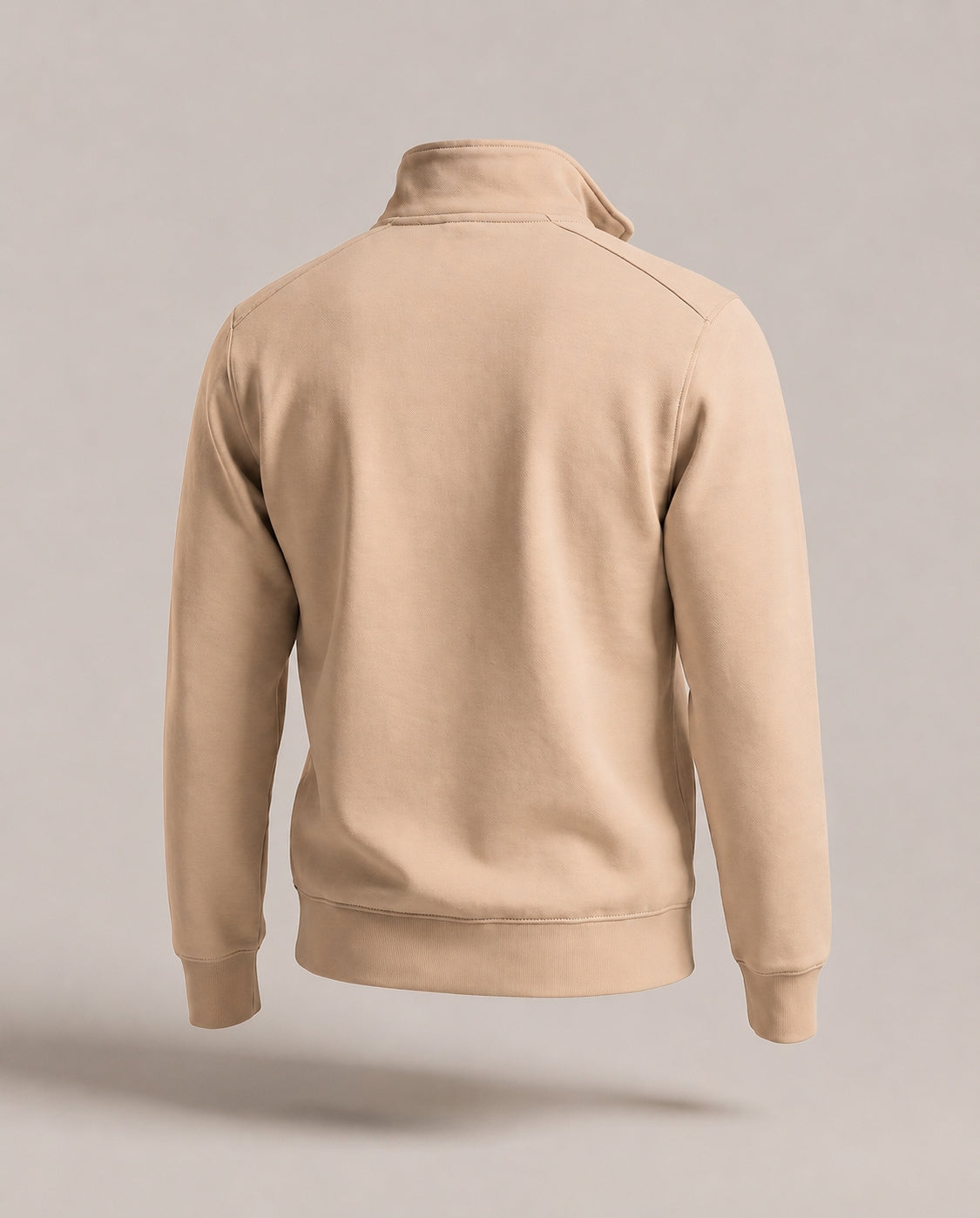 Beige Quater zipper