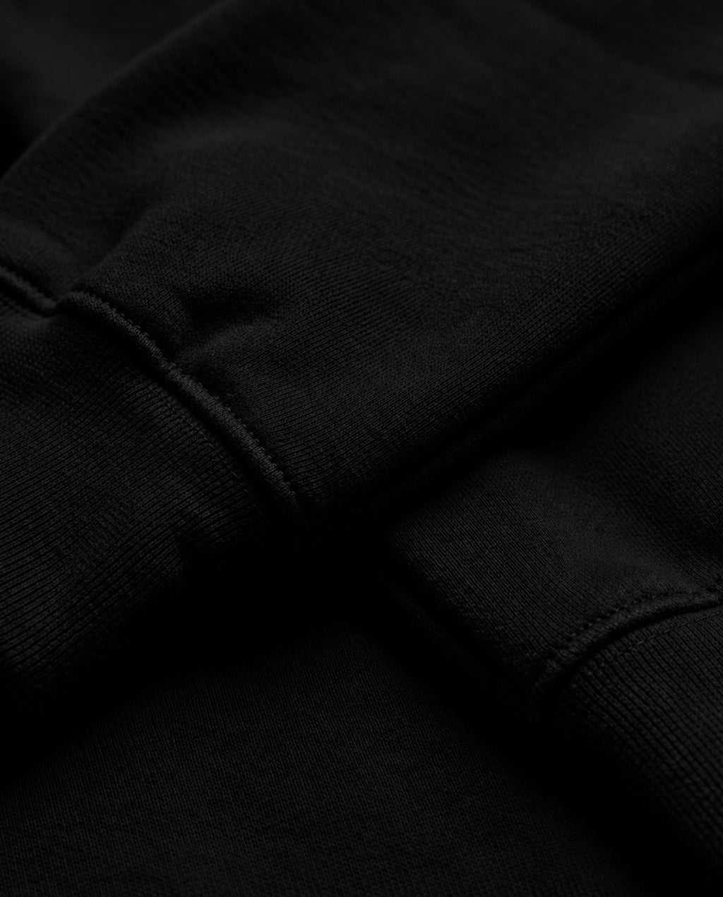 Crew Neck Sweatshirt Black