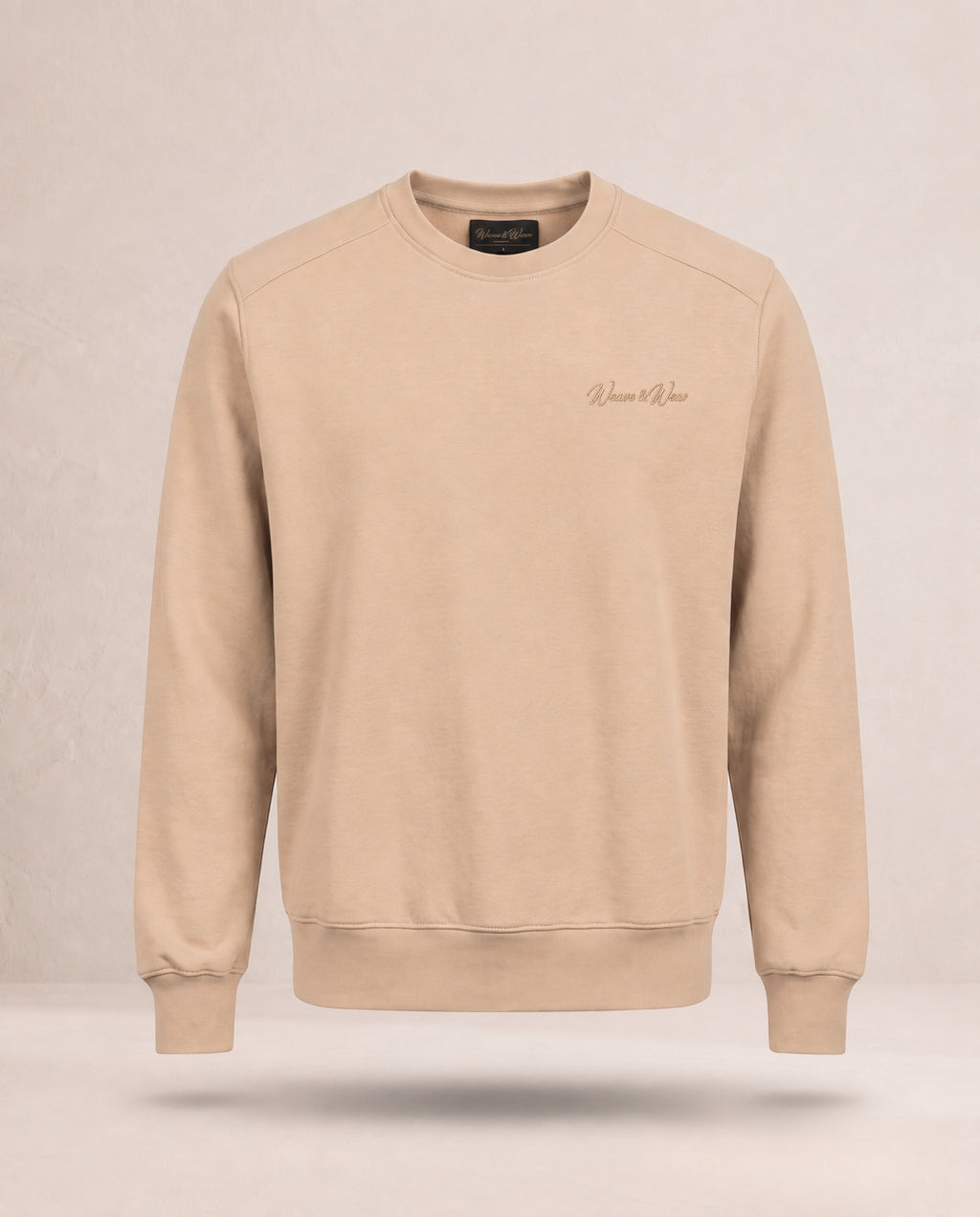 Crew Neck Sweatshirt Beige