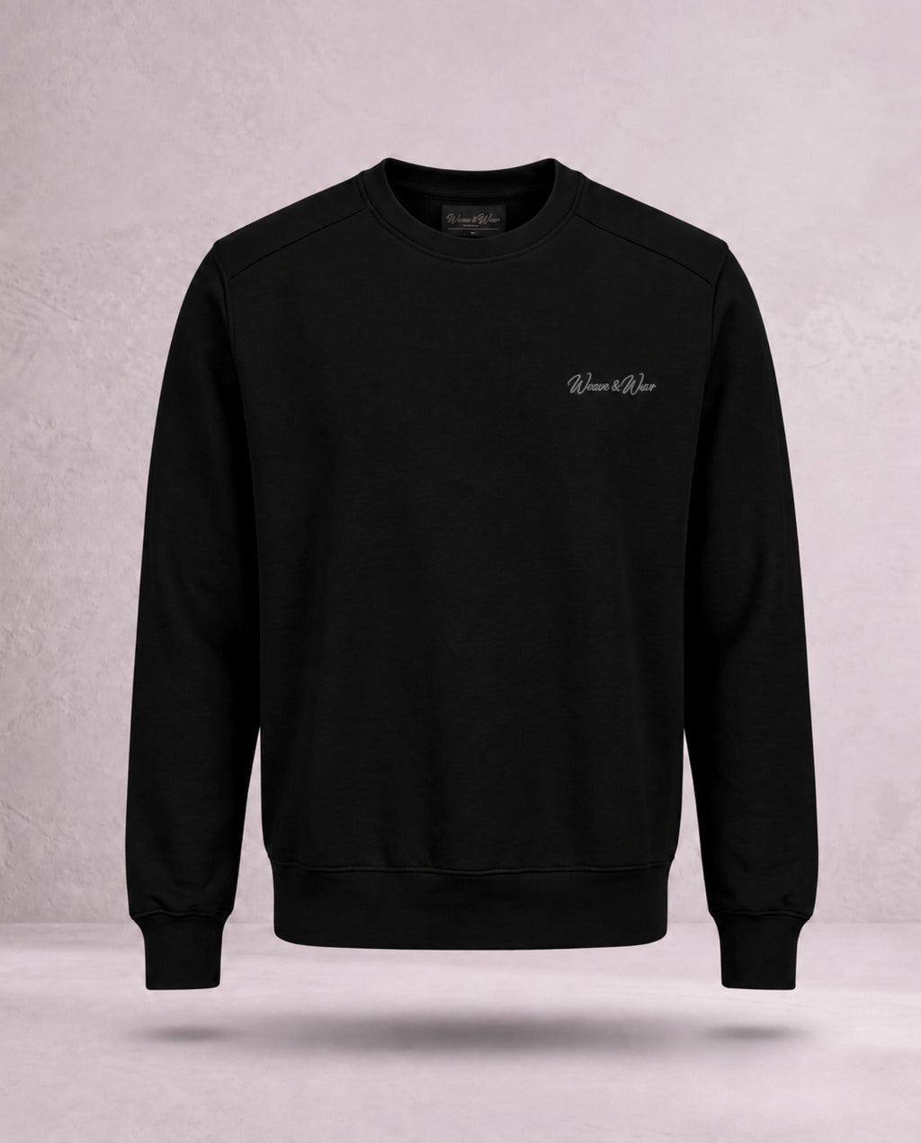 Crew Neck Sweatshirt Black