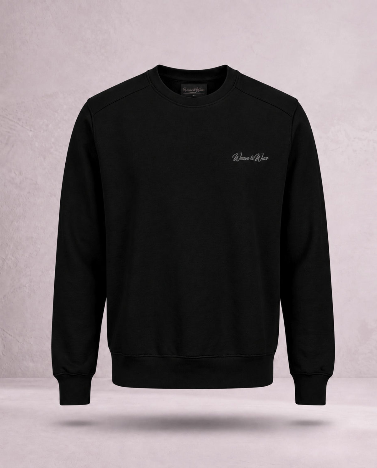 Crew Neck Sweatshirt Black