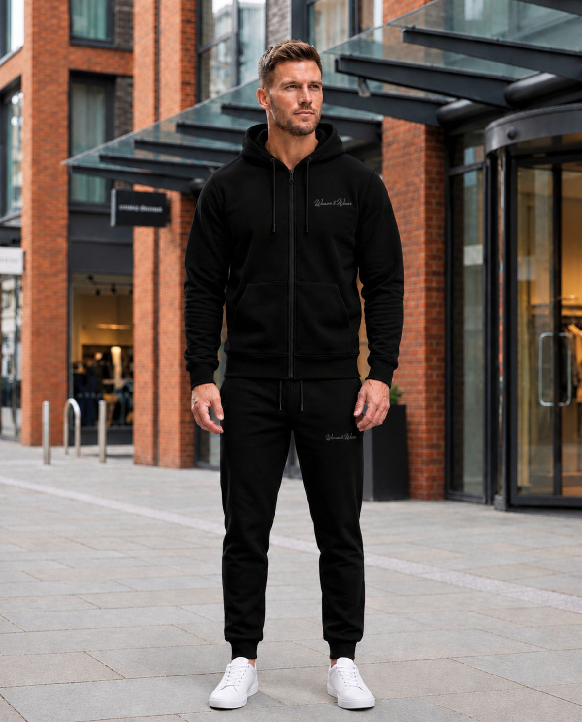 Black Premium Tracksuit Set