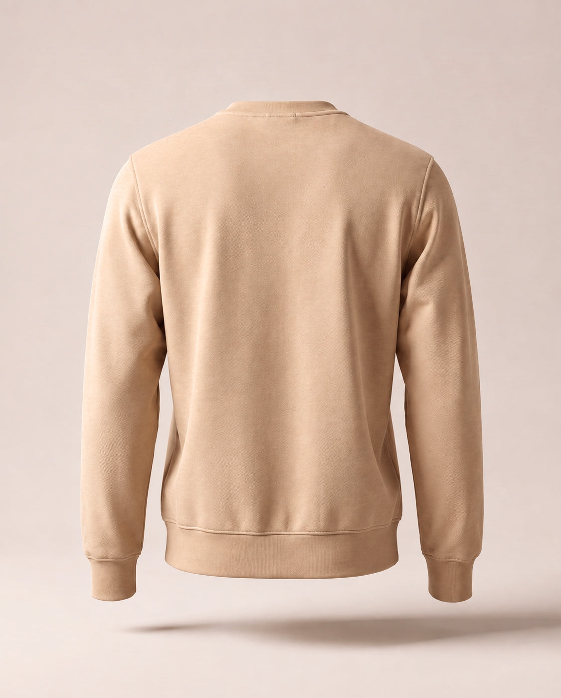 Crew Neck Sweatshirt Beige