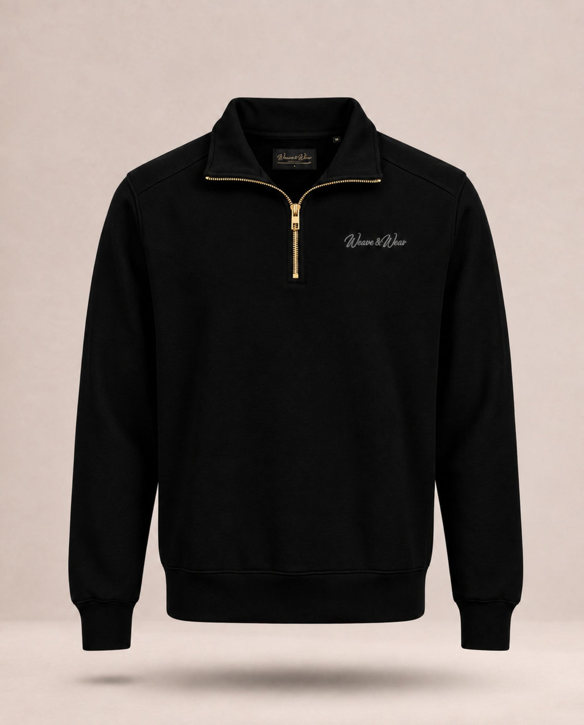 Black Quater zipper