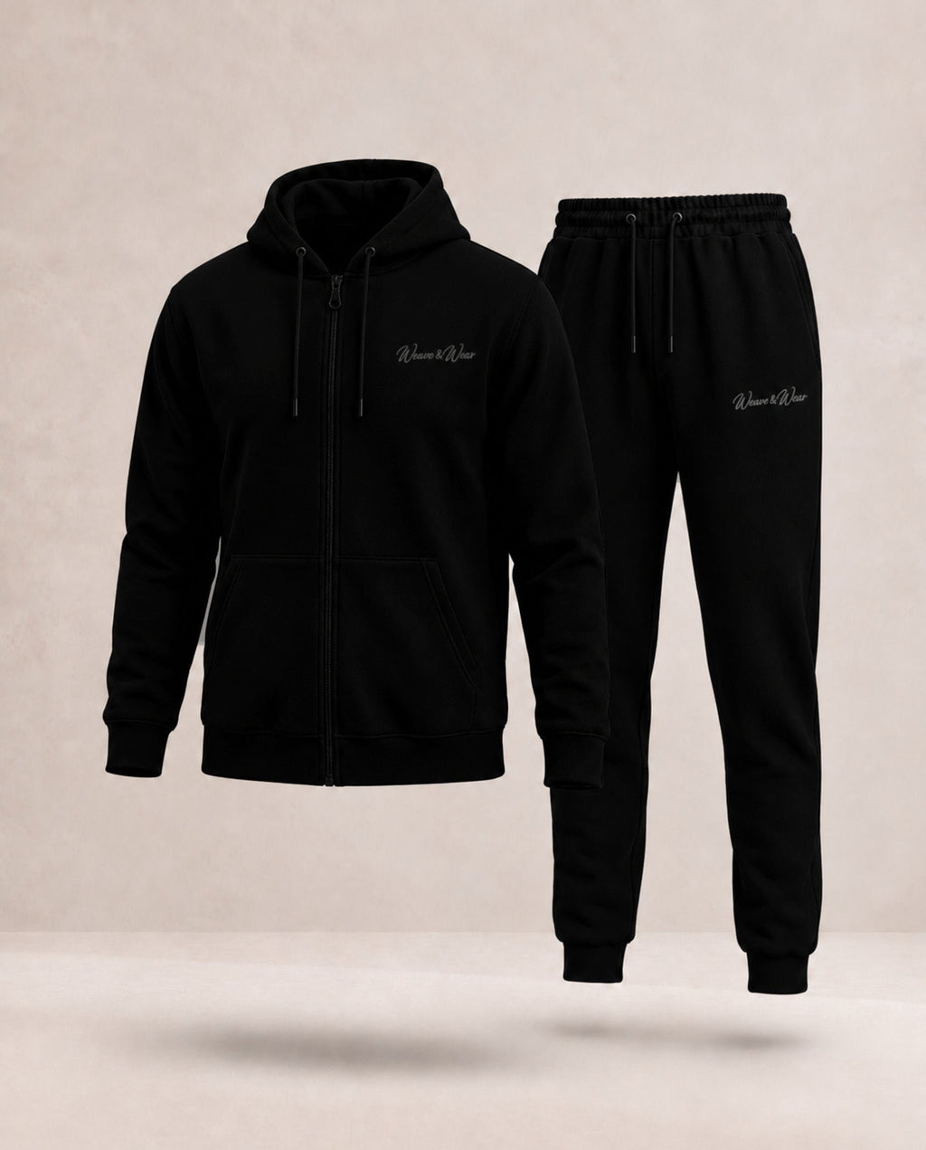 Black Premium Tracksuit Set