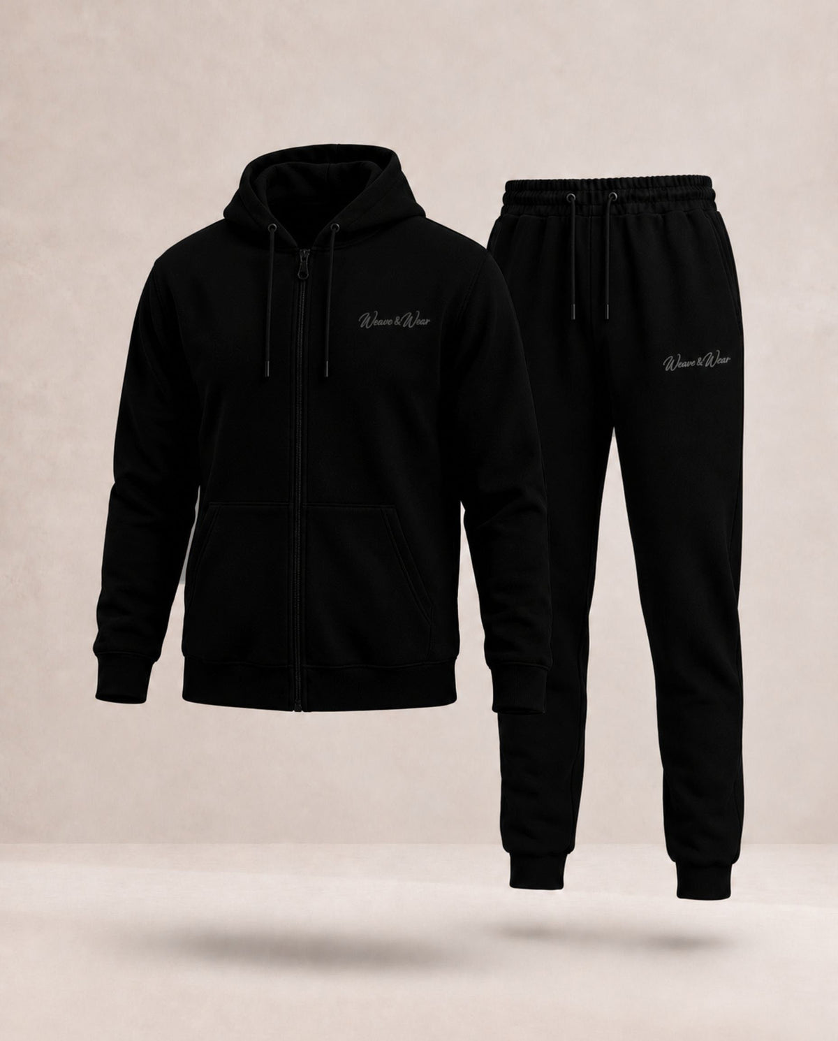 Black Premium Tracksuit Set