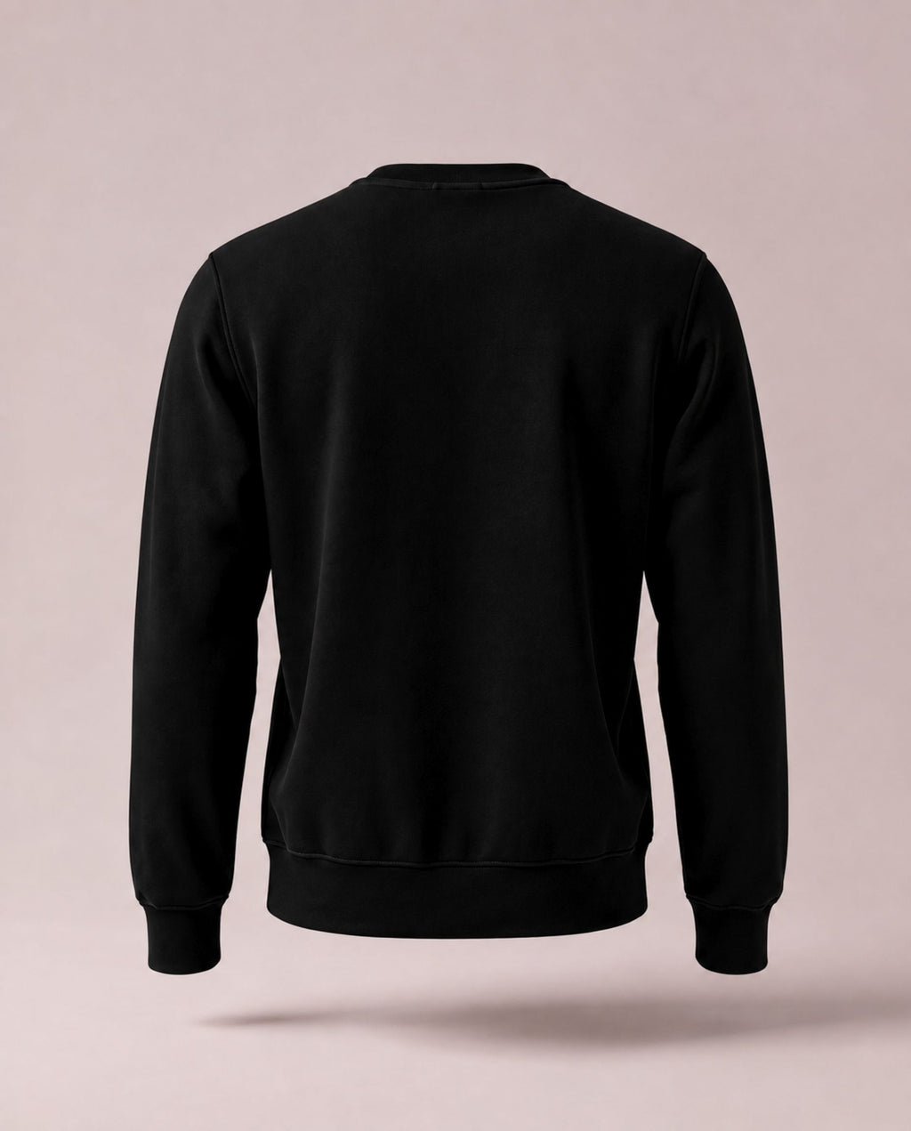 Crew Neck Sweatshirt Black