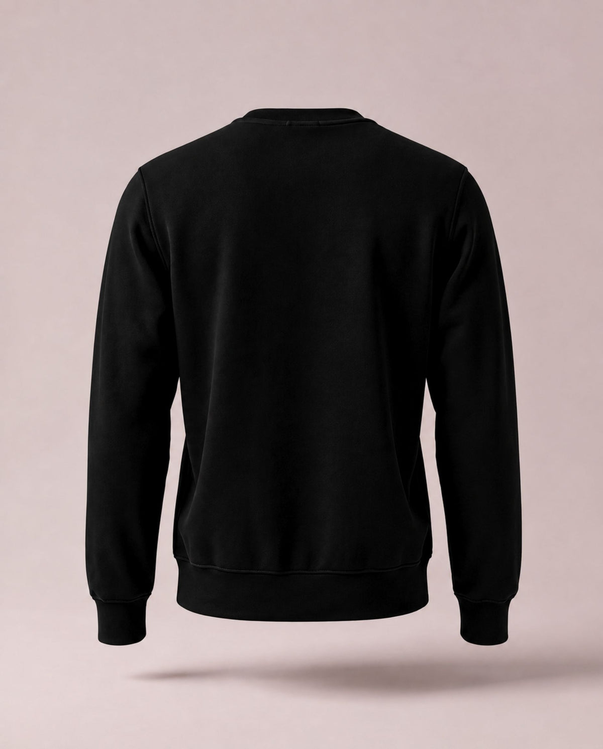 Crew Neck Sweatshirt Black